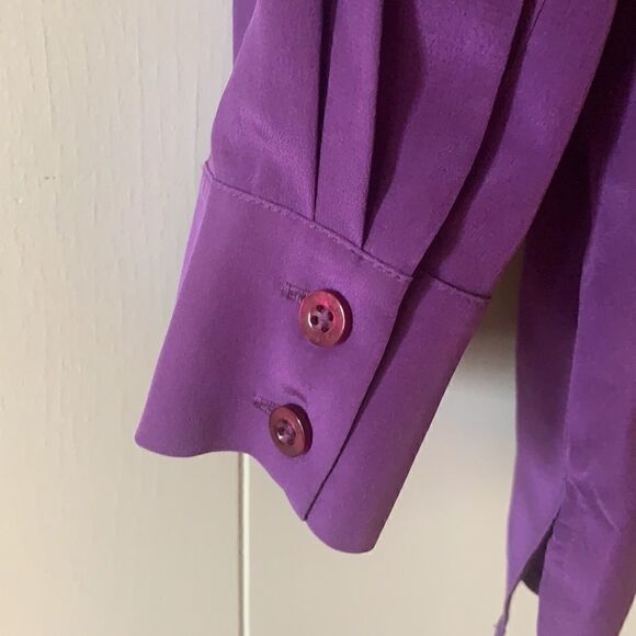 Guess by Marciano Purple Tunic Blouse Size Small - Picture 4 of 4